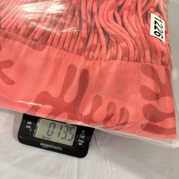 Hyacinth House Cozumel Pink Red Coral Reef Print Fringe Hem Midi Skirt XXS - Picture 16 of 16